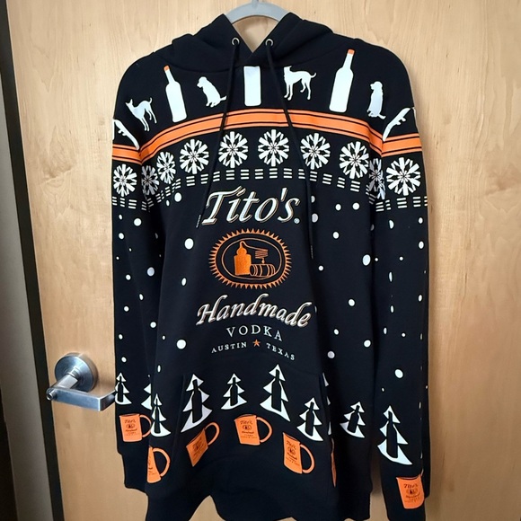 Tito’s Black Hoodie Size Large - Picture 1 of 7